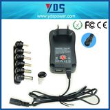 30W Wall Mounted Universal EU Plug 12V AC DC Adapter