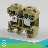 Weidmuller Type Brass Contact Steel Screw DIN Rail Terminal Block