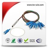 12 Strand Multimode Fiber Optic Breakout Cable for Network Using