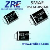 1.0A RS1af Thru RS1mf Surface Mount Fast Recovery Rectifier Diode Smaf Package