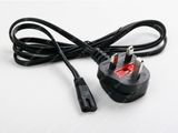 Main UK Power Lead 3p to Figure 8 C7 Cord