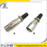 3 Pin XLR Audio Cable Short Connector Mic Microphone Plug & Jack