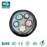 0.6/1kv PVC 1/2/3/4/5 Core Insulated PVC Sheathed Low Voltage Cable Waterproof Electrical Cable
