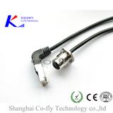 Right Angle RJ45 with M12 Female Plug Electrical Terminal Connector