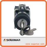 Xb4 Cabinet Panel Push Button Switch Sp-4bg21 with Key
