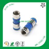 RG6 Copper Compression Connector Male Electrial Connector