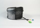 Multi-Mode Black Outdoor Optical Fiber Patch Cable