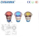 Stainless Steel Ring IP 67 Push Button Switch