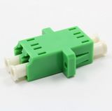 LC/APC Green Duplex Fiber Optical Adapter