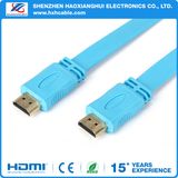 Version1.4 Flat TV Cable Gold Plated HDMI Cable with 3D