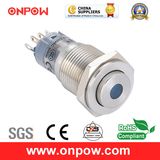Onpow 16mm Illuminated Metal Pushbutton Switch (LAS2GQPH-11D/R/12V/S, CE, CCC, RoHS Compliant)