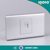 Silver Color Data Socket for Latin American Market