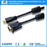3.3FT VGA HDMI Cable with Double Ferrites