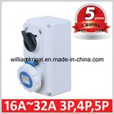 IP67 16A 2p+E Interlocked Switched Socket
