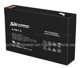 SBB 6V7.5ah LED Electric Lighting Battery with CE RoHS UL