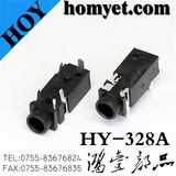 3.5mm 5pin DIP Phone Jack with Two Dowel Pin (Hy-328A)