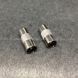 Coaxial Rg RCA BNC TV 9.5mm 2 Male Connector