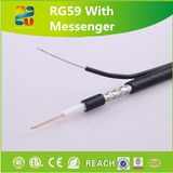 CCTV Coaxial Cable Rg59 with Messenger