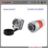 Metal Pole Connectors/Circular Metal Connector/IP67 Connector for CNC Milling Machine