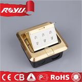 Stainless Steel Material Square with Damper Floor Socket
