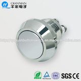 12mm 1no Momentary Flat Head Stainless Steel IP65 Metal Push Button Switch