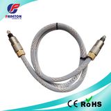 Metal Digital Optical Optic Fiber Toslink Audio Cable