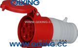 Cee/IEC 32A 400V Red Three Phase industrial Plug and Connector