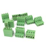 300V 15A 5.08mm Pitch 4-Pin PCB Screw Terminal Block Connector
