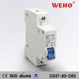 Single Pole 230V Dz47-63-C63 63A Electrical Mini Circuit Breaker