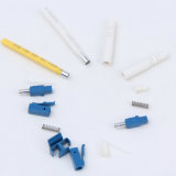 LC Duplex 2.0mm Fiber Optic Kits Connector with White Boot