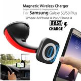New Arrival Universal Magnetic Location Windshield Wireless Charging Wireless Car Charger