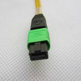MPO APC Singlemode 12 Core Fiber Optic Connector