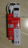 Smoart 6 Outlet USA American Power Strip with USB Socket