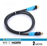2m Nylon Mesh HDMI Cable Support 4k*2k, 1080P, 3D, Ethernet