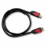 HDMI Cable with PVC Jacket, Available in Black