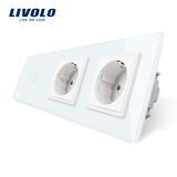 Livolo Certified Multi EU Outlet Touch Switch Schuko Wall Socket (VL-C701-11/VL-C7C2EU-11)