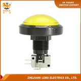 IP40 Protection Level Round Yellow Push Button Switch Pbs-006