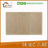 Argentina Golden Small Buttoned 1 Gang Wall Switch