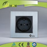 TUV/Ce/CB Certified EU Standard Silver Schuko Socket Manufacturer