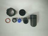 M22 6 P Male Head 180 Degrees F Type Head Straight Connector