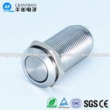 Qn16-D1 16mm Momentary Flat Head Pin Terminal 2pin Push Button Switch