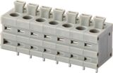 Screwless/PCB Spring Terminal Block Connector 300V/10A (WJ211V-5.0)