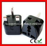 Grounded Universal 2 in 1 Plug Adapter Type G for UK, Hong Kong, Singapore & More - High Quality - CE Certified - RoHS Compliant