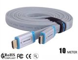 10m 3D Flat HDMI Cable V1.4 with Ethernet 1080P
