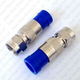 Rg59 RG6 Compression F Type Coaxial Cable Connector
