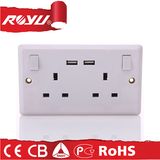 High Quality 220V USB Power Wall Socket UK
