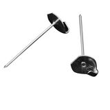 Round Base Stainless Steel Lacing Anchor for Thermal Insulation Jacket