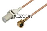 Umcx Plug to MCX Jack Bulkhead Cable