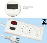3 Outlets Brazil Inmetro Power Strip (F2003)