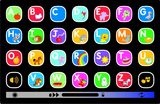 Colorful Electric Circuit Control Overlay Panel Keypad Membrane Switch